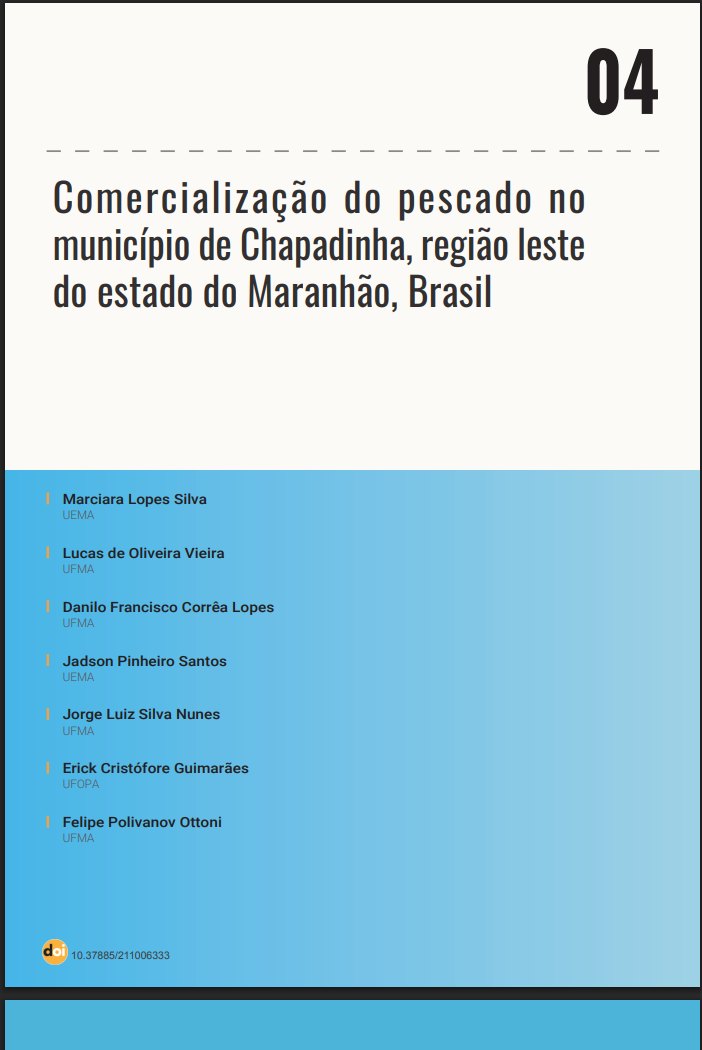 Comercialização do pescado no município de Chapadinha, região leste do estado do Maranhão, Brasil